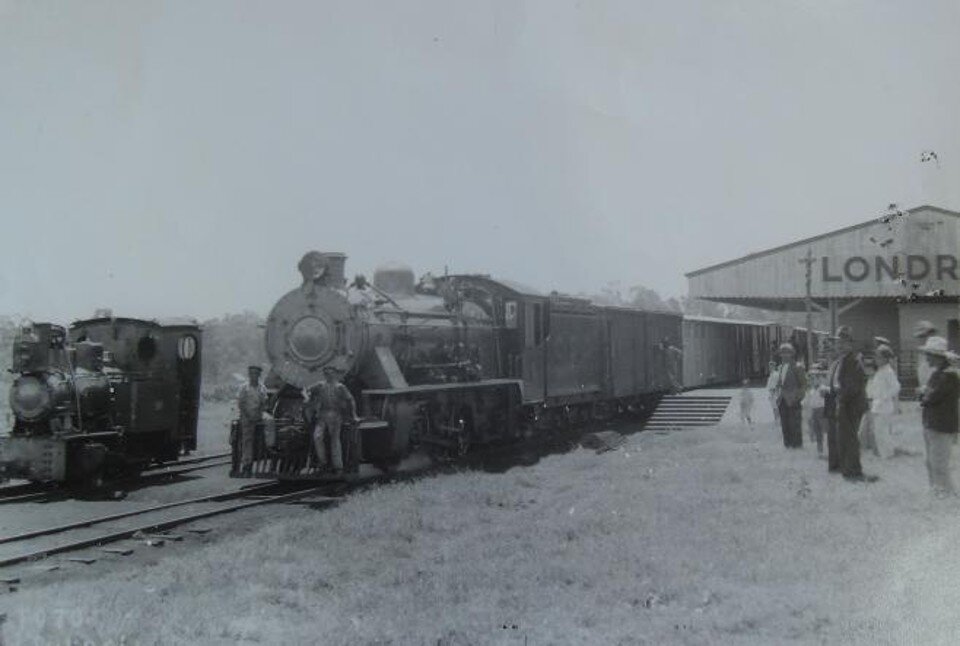 ﻿A primeira estação ferroviária de Londrina