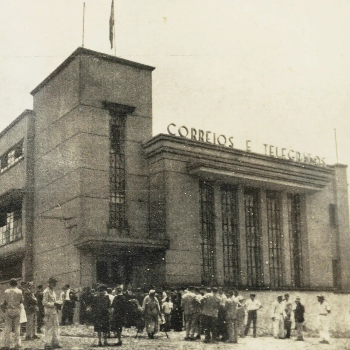 O novo prédio dos Correios em 1949