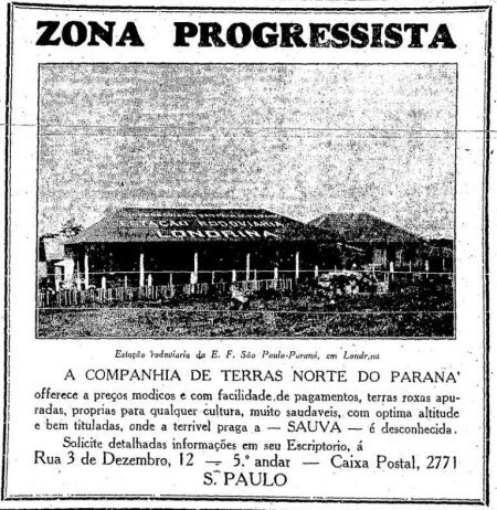 Inauguração da estação rodoviária de Londrina: um marco antes da ferrovia