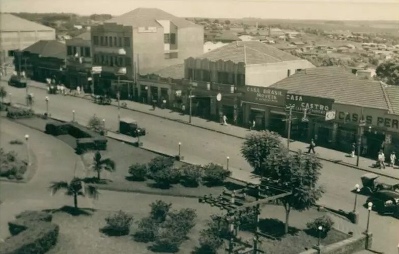 A praça da Bandeira