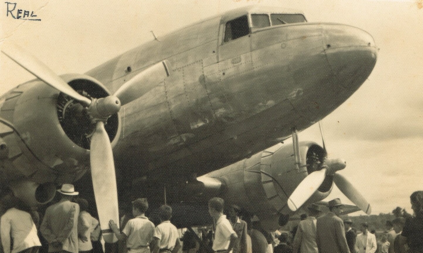 A inauguração do aeroporto da Aviação Velha 