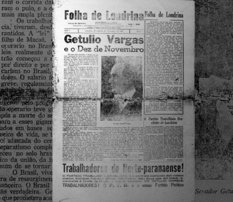 Getúlio Vargas e o início da Folha de Londrina