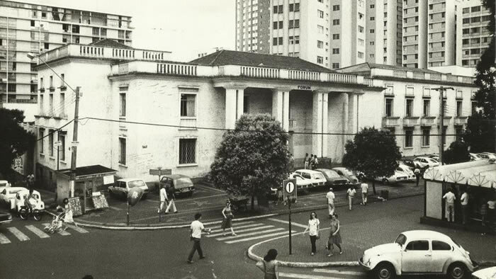 O projeto arquitetônico do antigo Fórum de Londrina