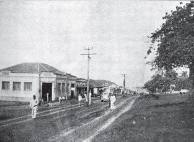 Avenida Paraná no começo dos anos 1940